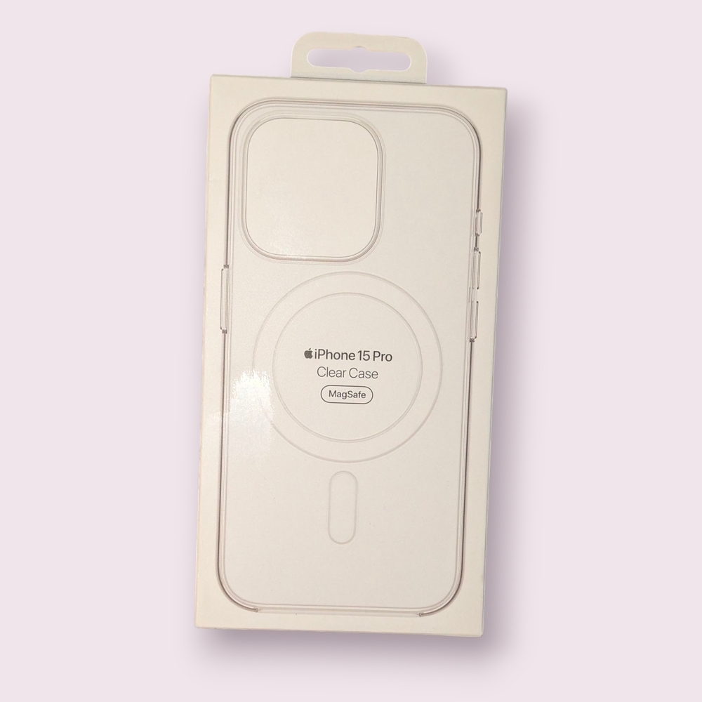 Original Apple Clear Case with MagSafe for iPhone 15 Pro - Clear Open Box